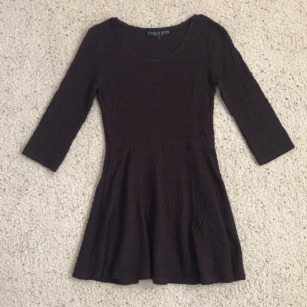 Topshop Midi Skirt Petite Size US 2